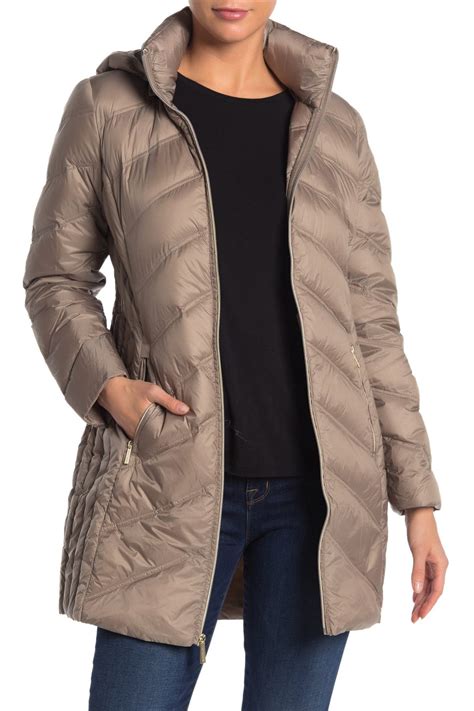 michael kors raincoat nordstrom rack|michael kors ladies puffer coats.